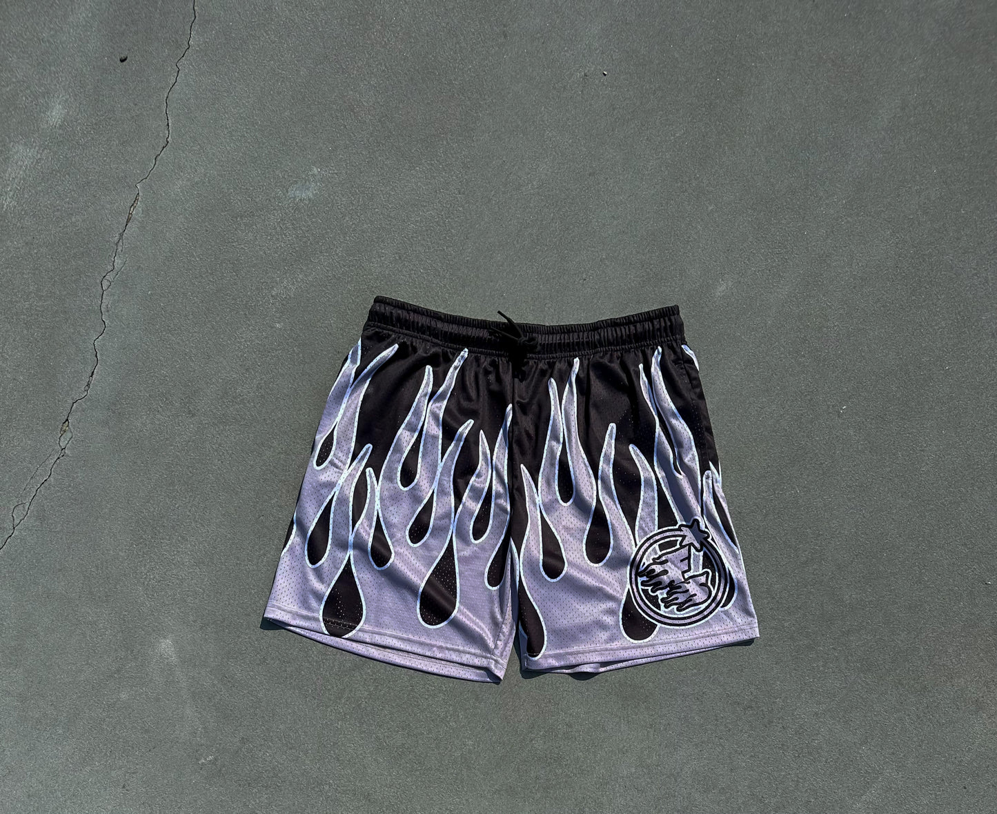 Flame shorts "Black"