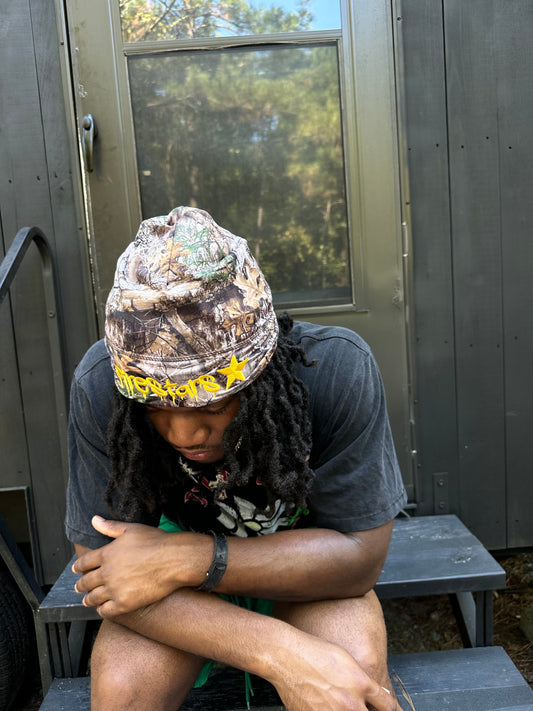 Camo skull caps