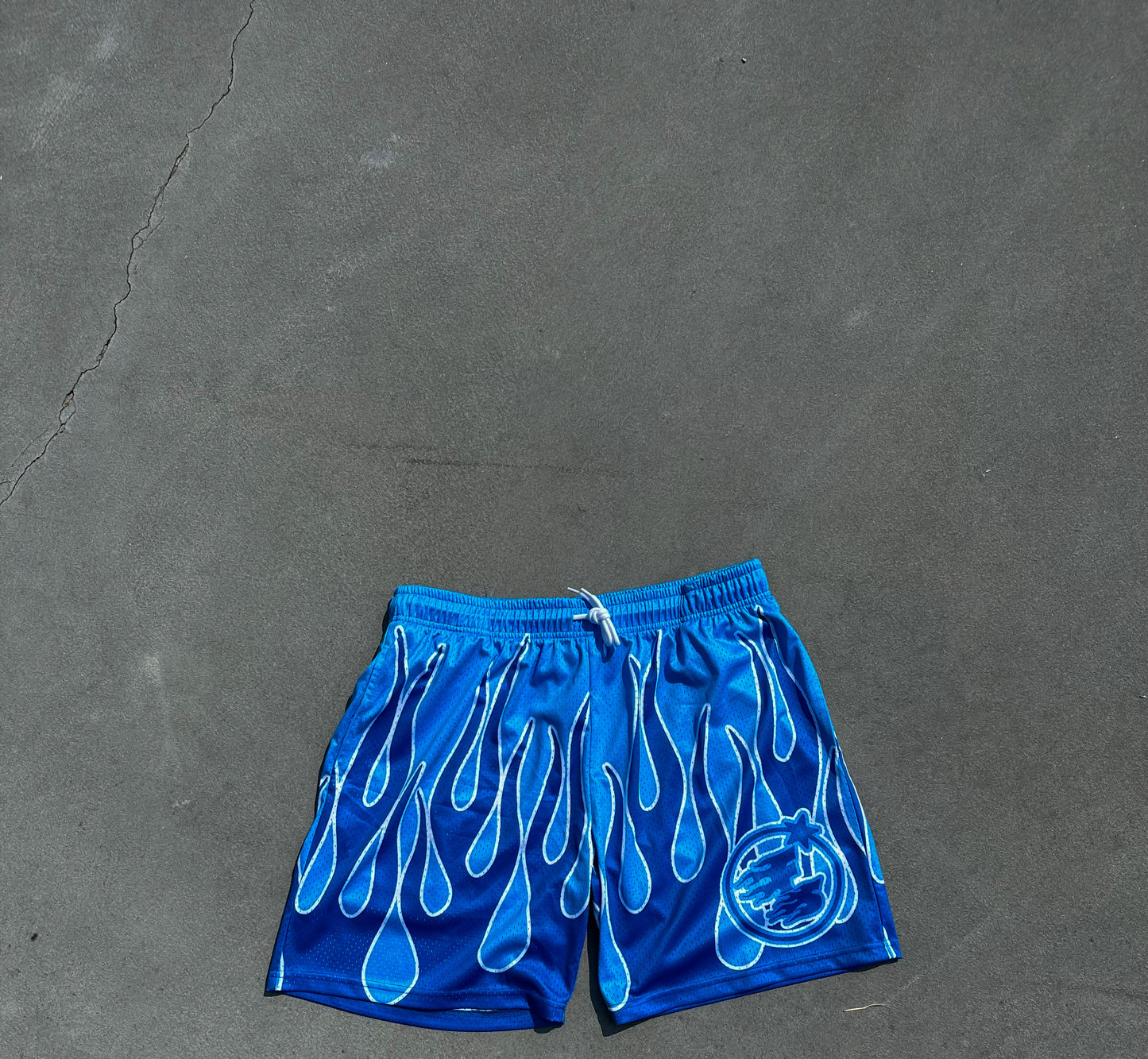 Flame shorts "Blue"